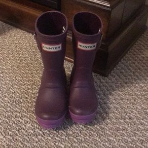 Hunter rain boots size 10b/9g
